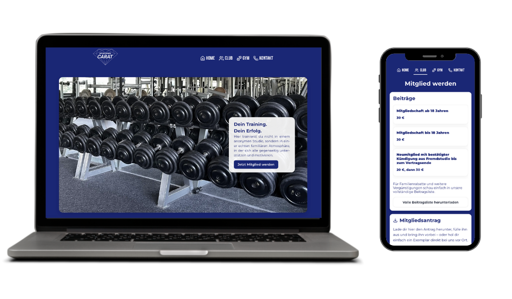 Screenshot Sportpark Carat